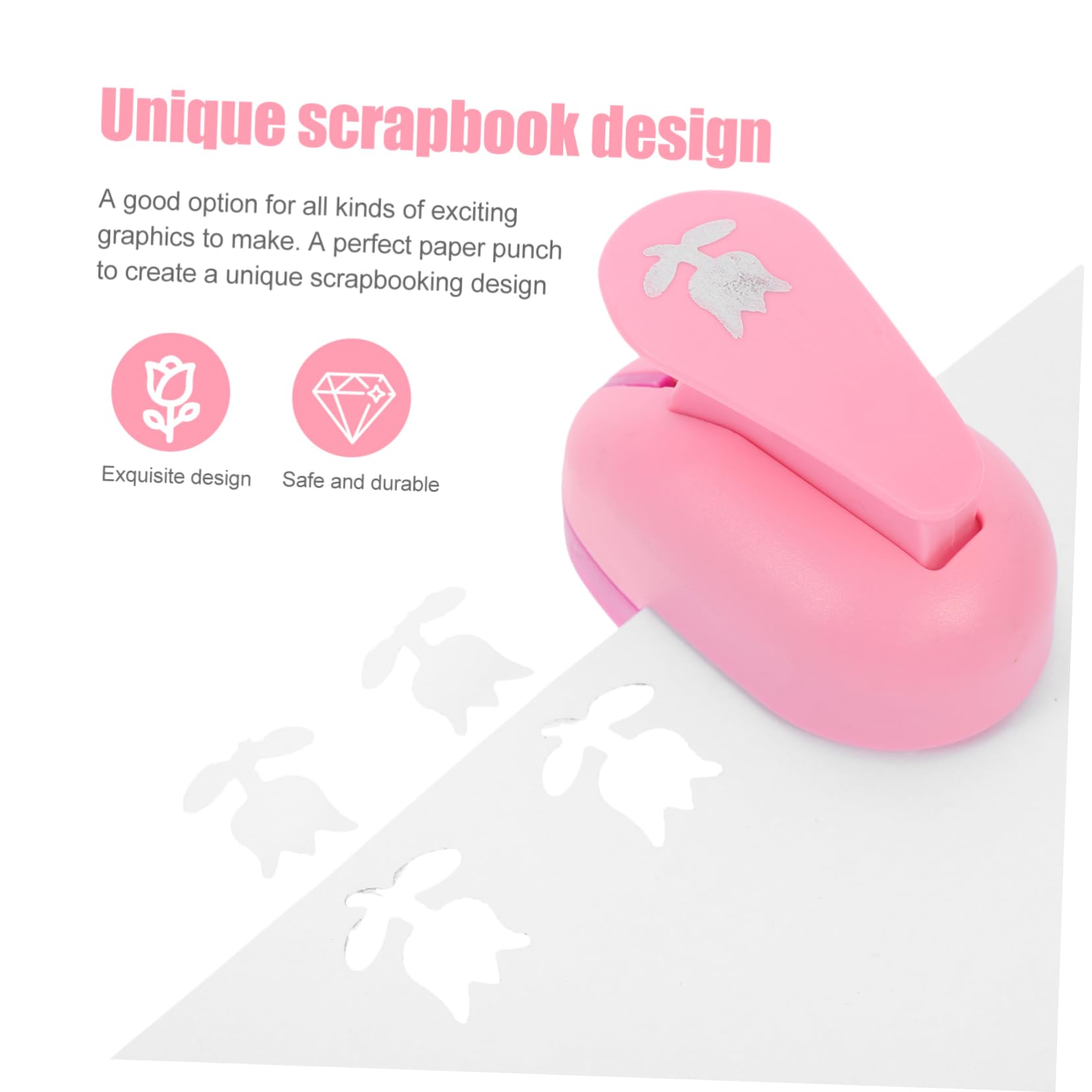 EXCEART DIY Embossing Machine Large Paper Puncher Boys and Puncher Single Hole Punch Pliers for Paper Crafts Random Color