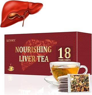 Premium Liver Detox Tea,30 Tea Bags /5.3 Oz, Nourishing Liver with 18 Natural Herb Ingredients, Traditional Chinese Liver Cleanse Tea, for Liver Detox & Liver Protection Hebal Chinese Tea 排毒茶.