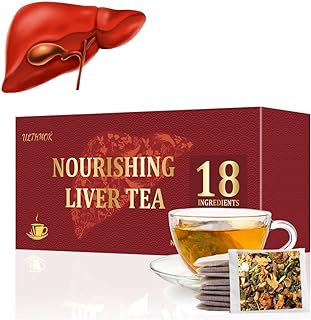 Premium Liver Detox Tea,30 Tea Bags /5.3 Oz, Nourishing Liver with 18 Natural Herb Ingredients, Traditional Chinese Liver Cleanse Tea, for Liver Detox & Liver Protection Hebal Chinese Tea 排毒茶.