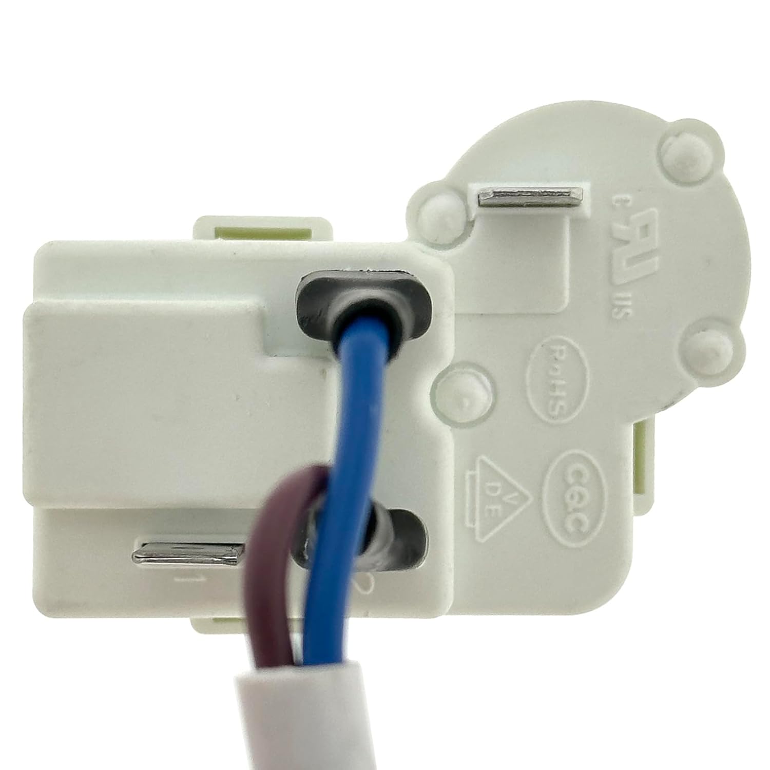 ZHB73-120P4.7 PTC Relay and 8UF CBB65 Capacitor, Start Kit for Refrigerators & Freezers
