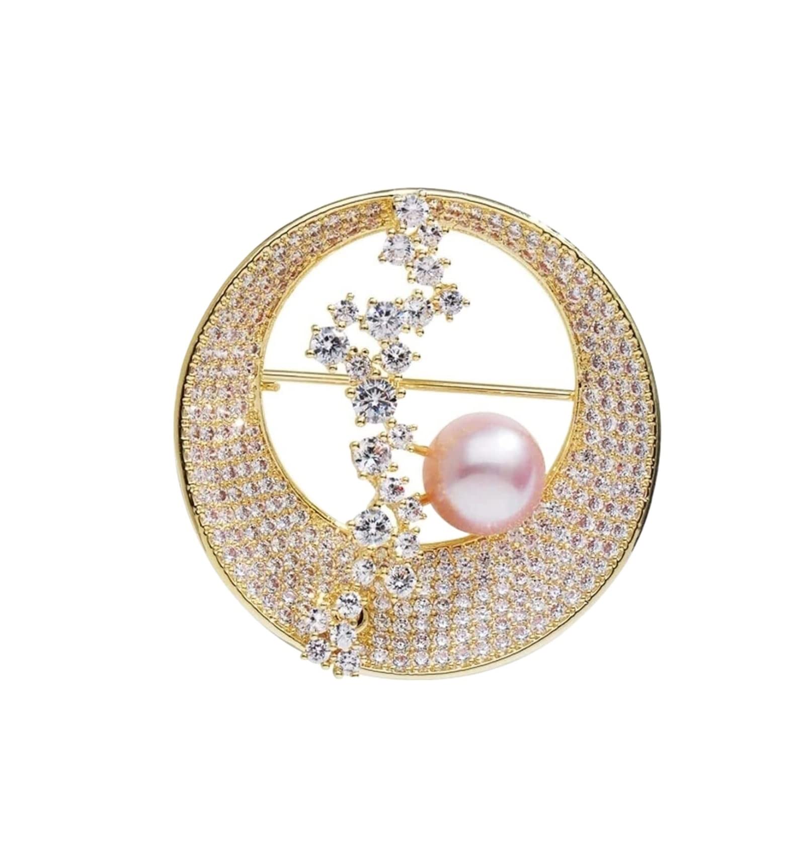 HELGN Broschen Brosche Schlichte Brosche Kunstperlen Brosche Anstecknadeln Tops Schal Brosche Hochzeitsfeier Exquisite Broschen Anstecknadel for Frauen Broschennadeln