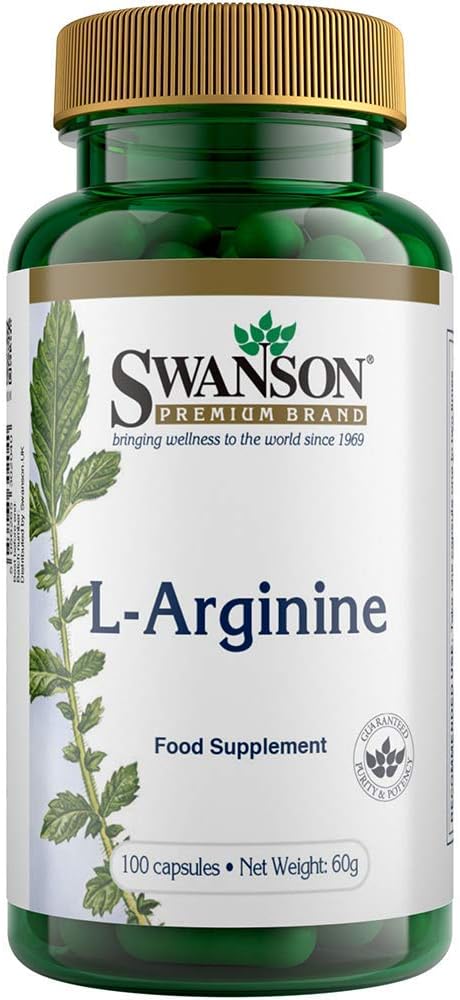 Swanson L-Arginine 500mg, 100 Capsules