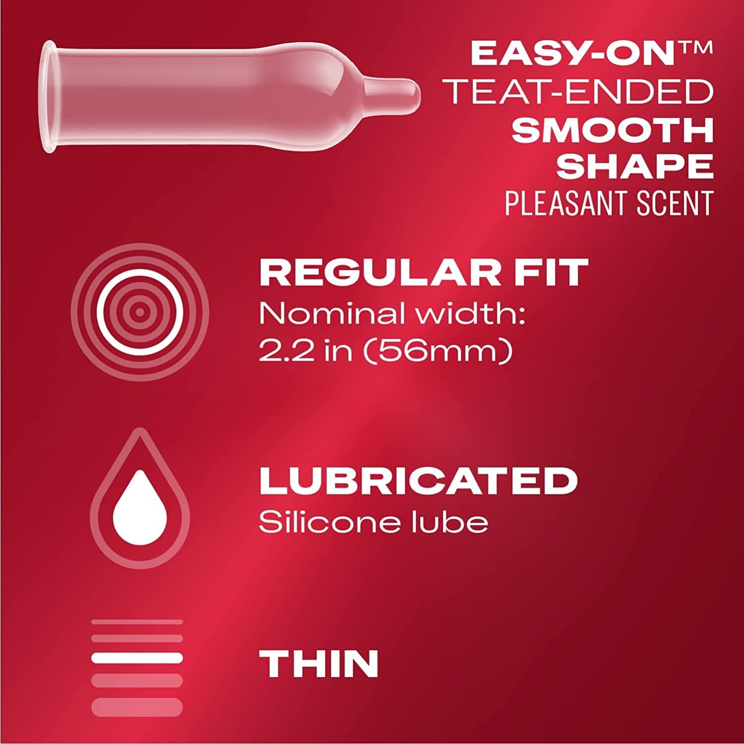 Durex Condom Extra Sensitive Natural Latex Condoms, 24 Count - Ultra Fine & Extra Lubricated, Regular Fit, (Pack of 3)