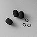 GVOEARS Microphone Cover for Bose Aviation 20, 3 Pack Replacement Mic Foam for Bose Aviation X A10 A20 A30 Headset, WindScreen Pop Filter Sponge (Black)