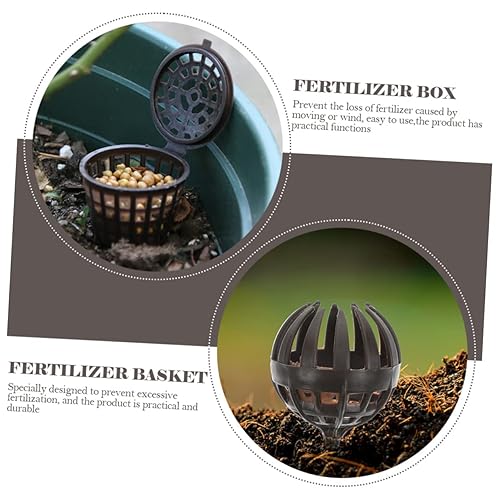 Miniatura 6 de 20 unidades de cesta de fertilizante bonsái con tapa, mini cestas de fertilizantes de plantación automática para jardín y maceta