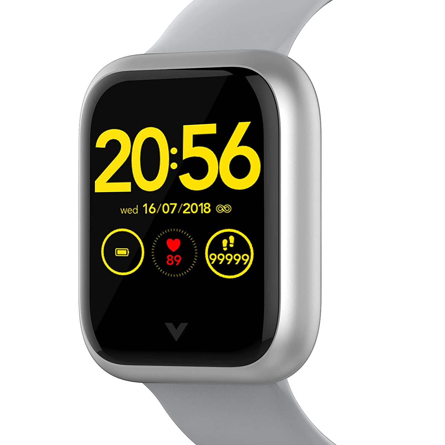VAAN Veart One Touch Control Smart Watch, Heart Rate \u0026 Blood Pressure  Tracker, Sleep Monitor, Water Resistant with 1.3\
