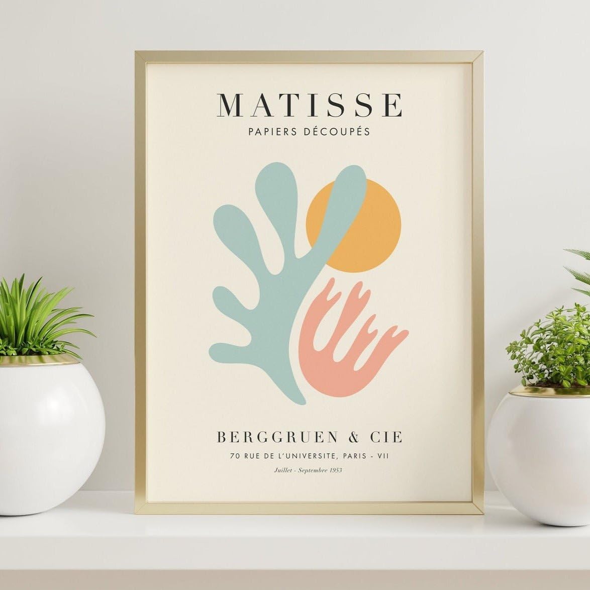 Pathos Studio HENRI MATISSE - Papier Découpés 5 – Stampa Giclée A3 (29,7x41,9 Cm) Su Carta 300g/m²
