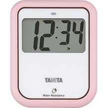 Tanita TD422PK Non-Contact Timer, Washable Type, Large Screen, 100 Seconds, Hygienic, Hand Wash, Pink