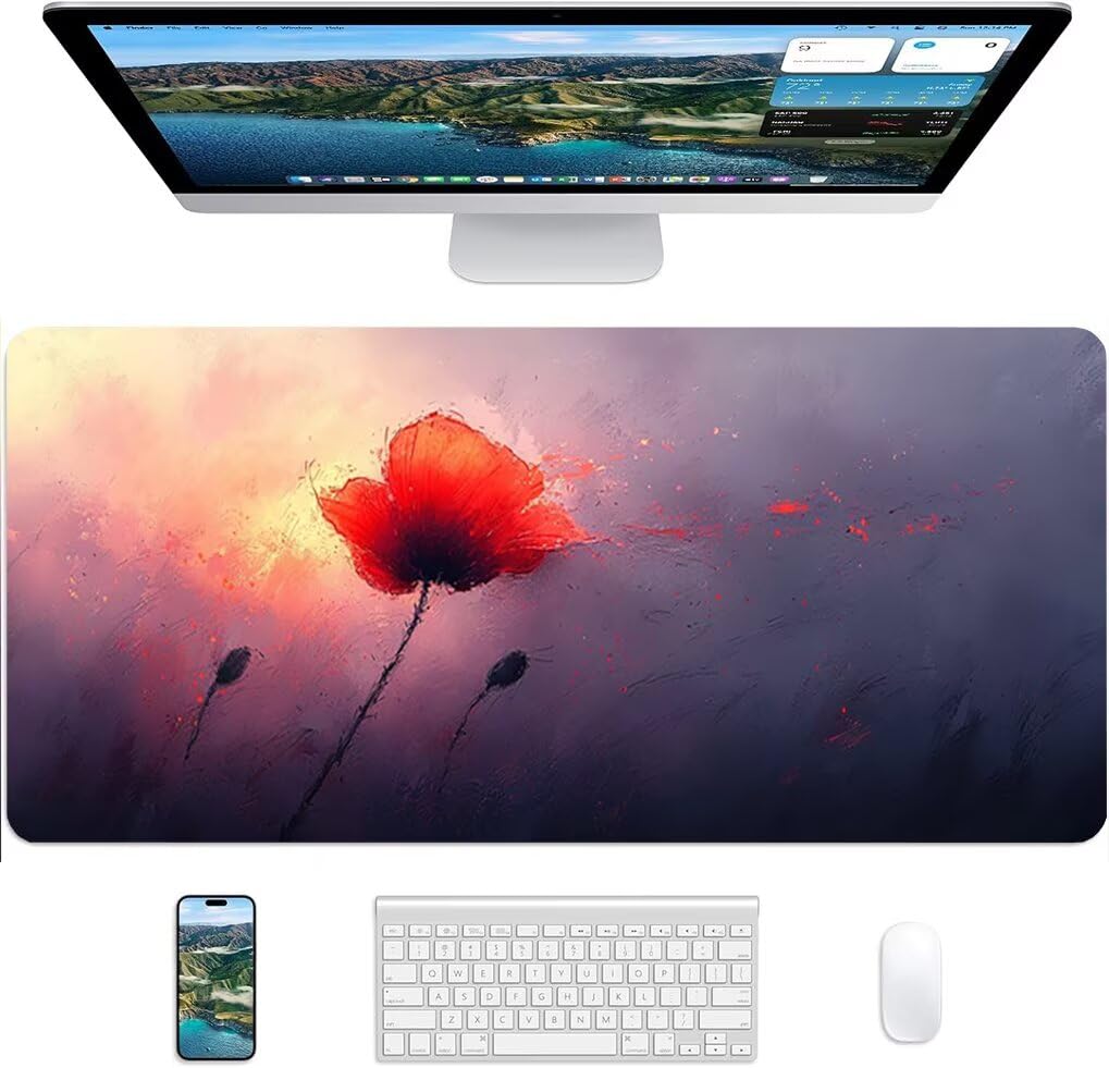 Générique Lpfieonn Fleur Large Desk Mat 160x80cm PF-3420