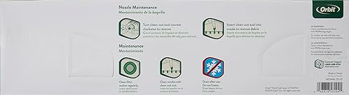 Miniatura 7 de Orbit Aspersor oscilante de metal de 18 agujeros de 3,600 pies cuadrados 58294
