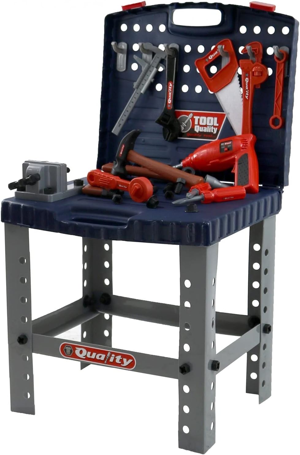Amazon.com: Oypla Children's Kids Play Toy Workbench Tools Kit Workshop ...