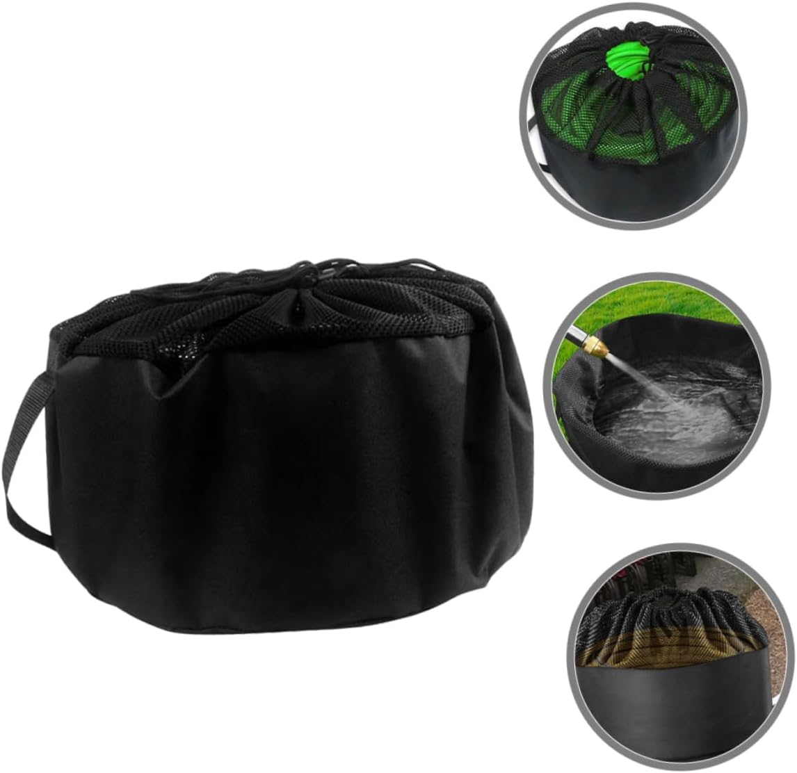 ULTECHNOVO Rv Hose Storage Non-woven Fabric Bag Foldable Easy to Use Handles Travel Friendly