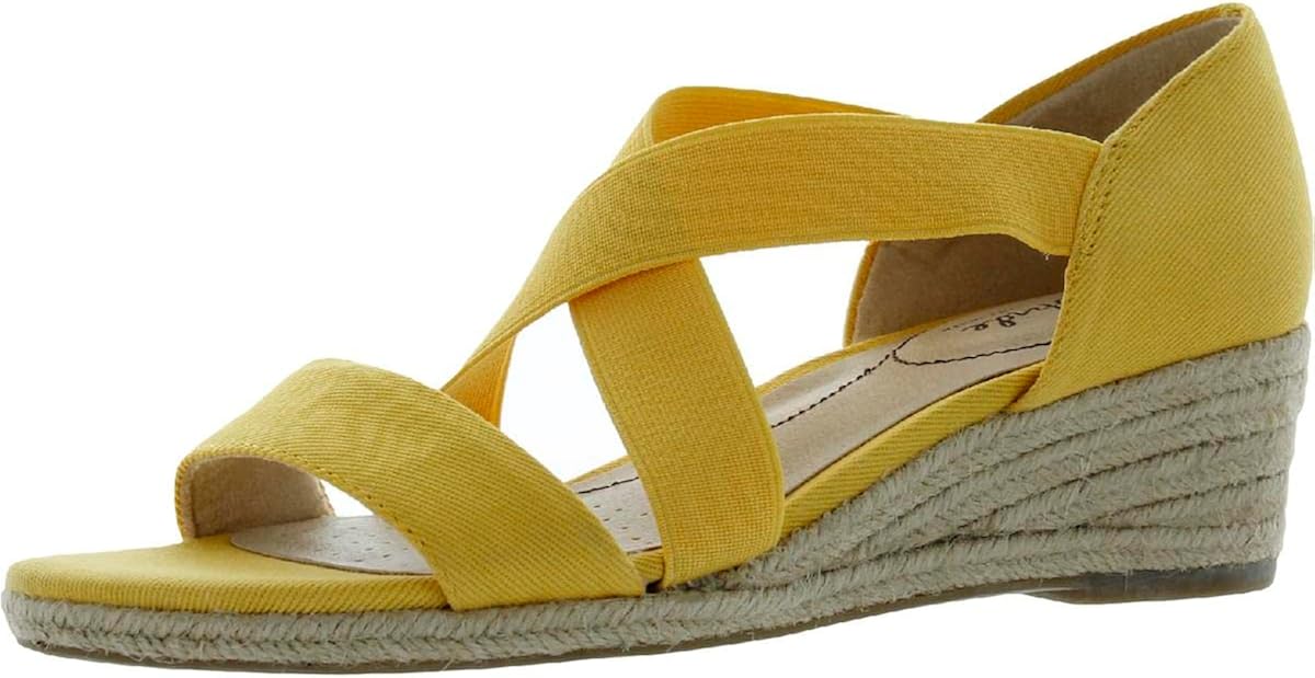 LifeStride Women's Siesta Str Espadrille Wedge Sandal
