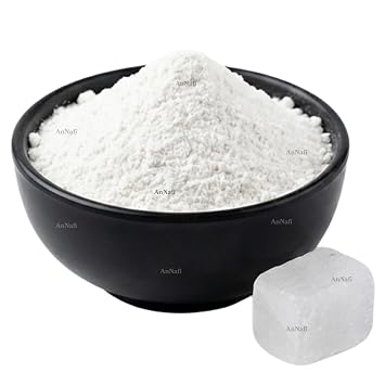 AnNafi Alum Powder Phitakari/Fitkari |100% Piedra De Alumbre الطبيعية الشبة كريستال روك مسحوق حبيبات الجلد الخشن تشديد مزيل العرق المطهر 3.5 Oz 1 أونصة عبوة من 1 أبيض