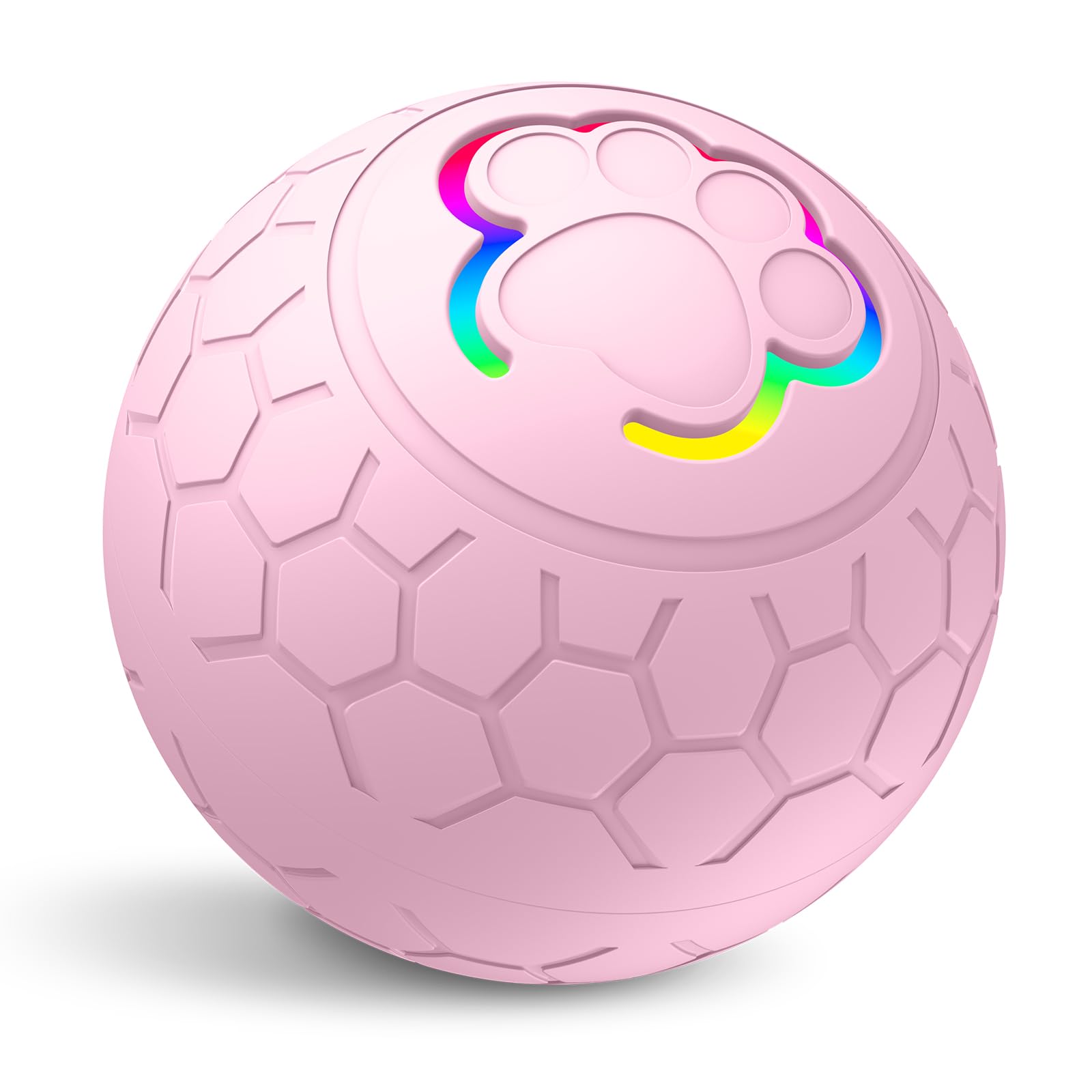 Irishom Palla Giocattolo per Animali Domestici - Giochi Interattivi per Cani Jolly Ball Palla da Pastore per Cani - Design a Doppia modalità Resistente e Sicura Porta di Ricarica Impermeabile IP54