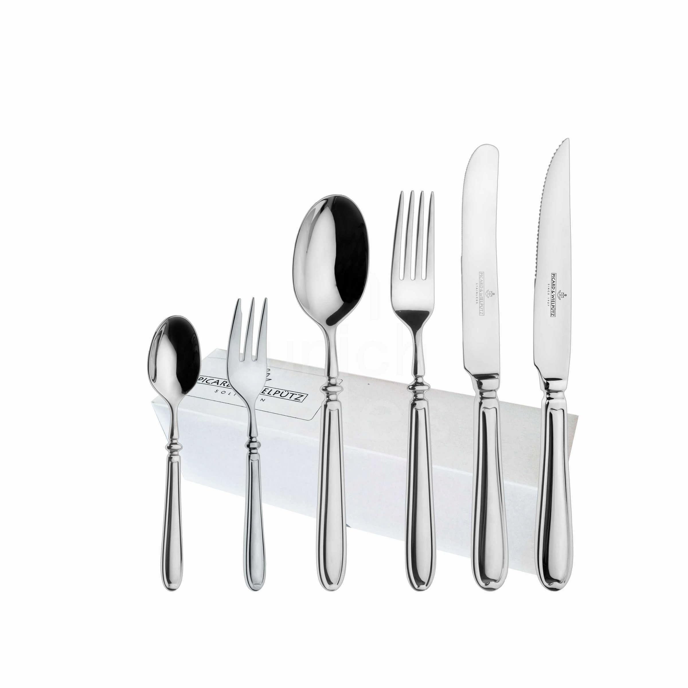 Besteckset 72teilig mit Steakmessern, der Serie Landhaus von Picard & Wielpütz