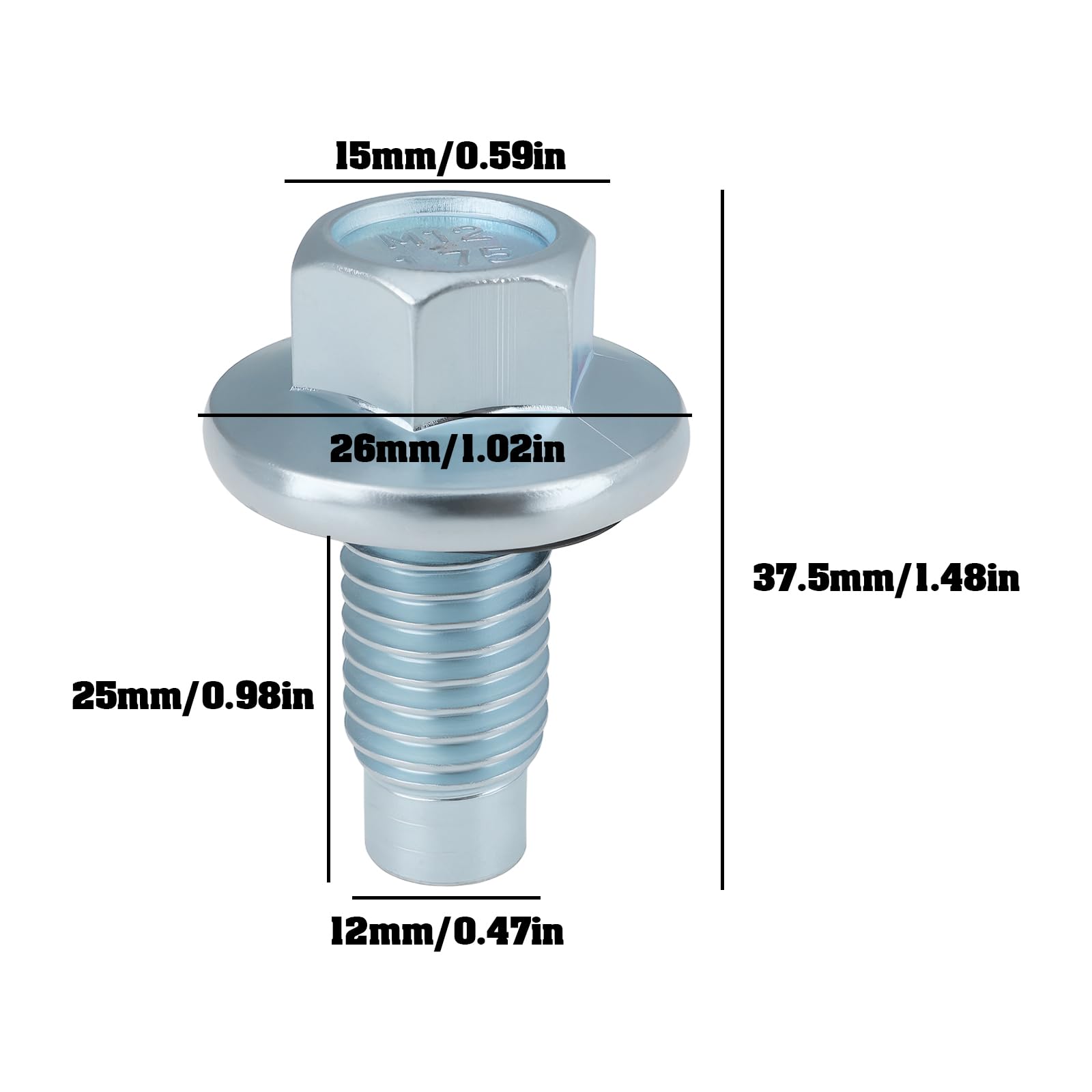 Be In Your Mind Lot De 2 Grands Boulons De Verrouillage En Acier