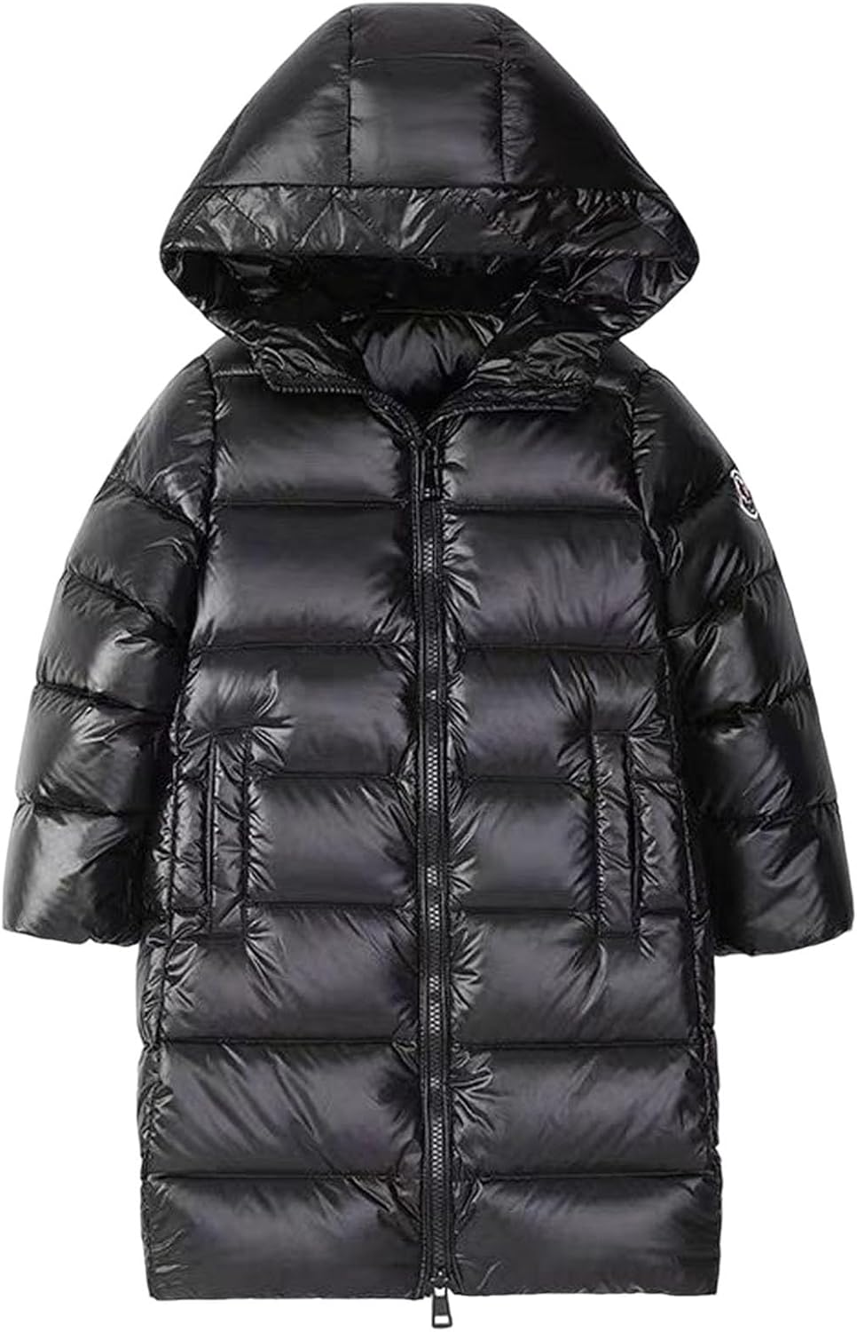 Girls Puffer Jacket with Hood Thicken Water Resistant Long Winter Coats Trendy Warm Quilted Jackets 5-15 Years