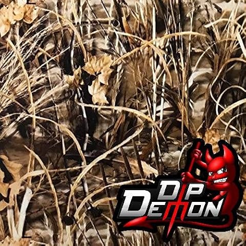 Grass Lands Grasslands Camo Wet Lands Duck Blind Bird Hunting Hydrographic Water Transfer Film Hydro Dipping Dip Demon Wizard Ape Cover