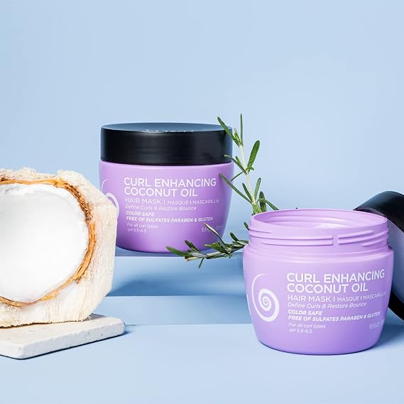 Luseta Curl Enhancing Shampoo & Conditioner and Hair Mask, Deep Treatment for Culy Hair, Anti-frizz and Repair Damaged Hair