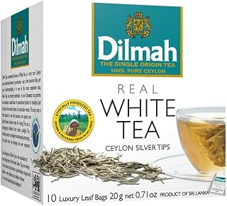 Dilmah Real White Tea (10 Luxury Leaf Bags)