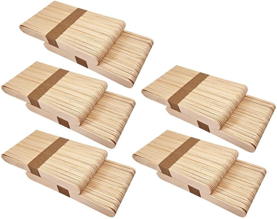 Waxness Body Waxing Wooden Angled Spatula Applicator 500pk