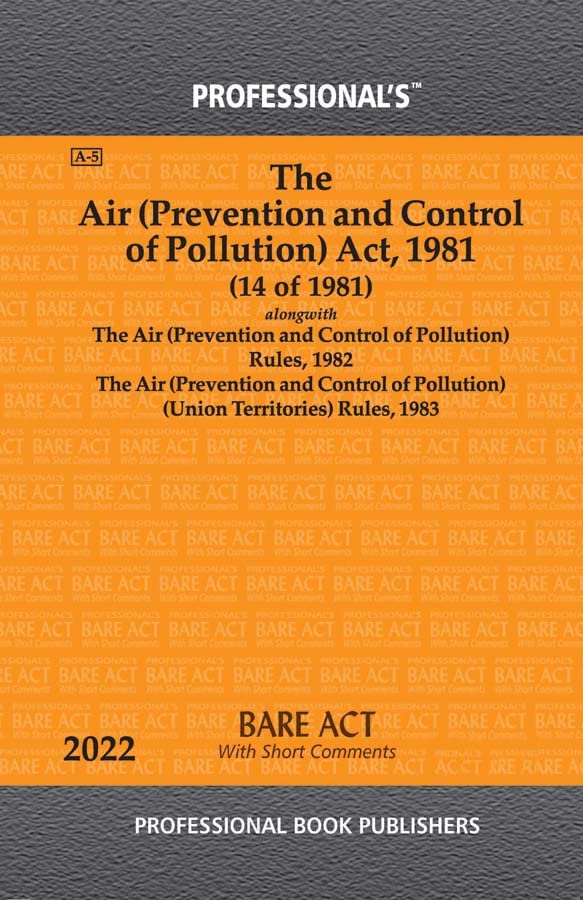 Buy Air (Prevention and Control of ) Act, 1981 alongwith Air