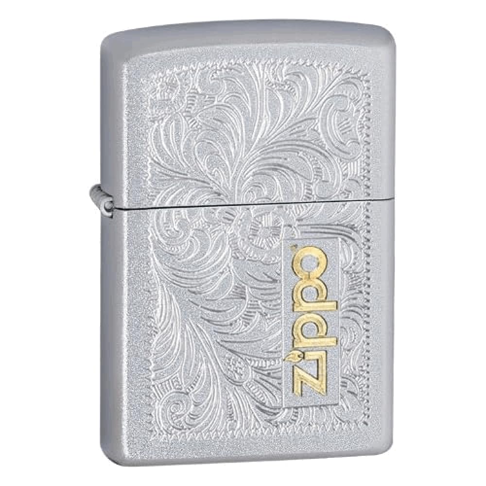 Zippo 352-tt Briquet à Essence, Laiton, Chrome, 5,70 x 3,70 x 1,20 cm