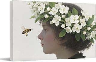 DSXBHNB African Woman Buttercup-_ Modern Canvas Art Prints for Living Rooms Bedrooms And Wall Art 12x16 Inch