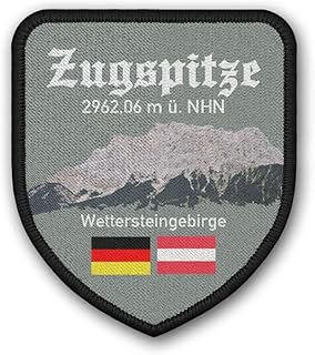 #42388 Patch Zugspitze Solid Germany Austria Bavaria Tyrol Mountain
