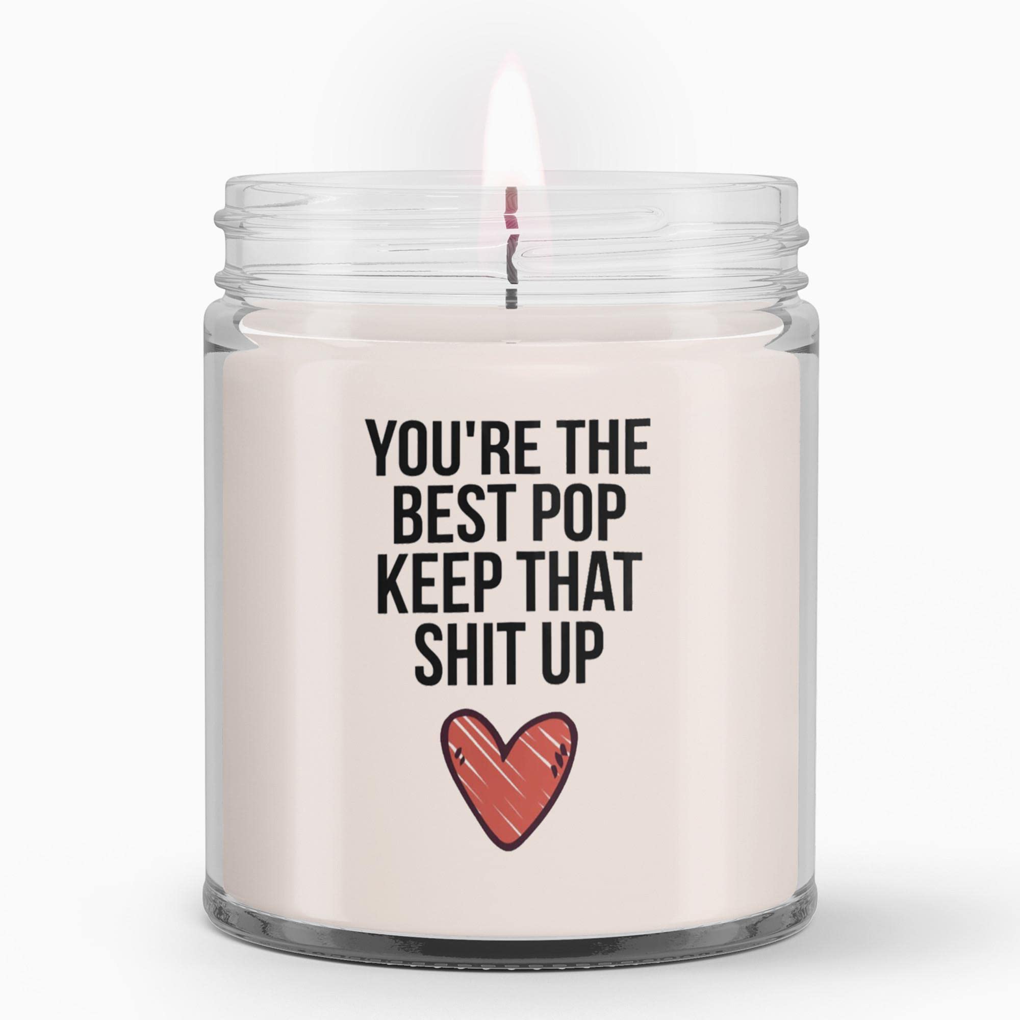 LaPomme Pop Candle, Pop Gift, Gift for Pop, Pregnancy Reveal, Pop, Pop Birthday Gift, Funny Pop Gift, Funny Pop Candle, Vanilla Candle 9oz