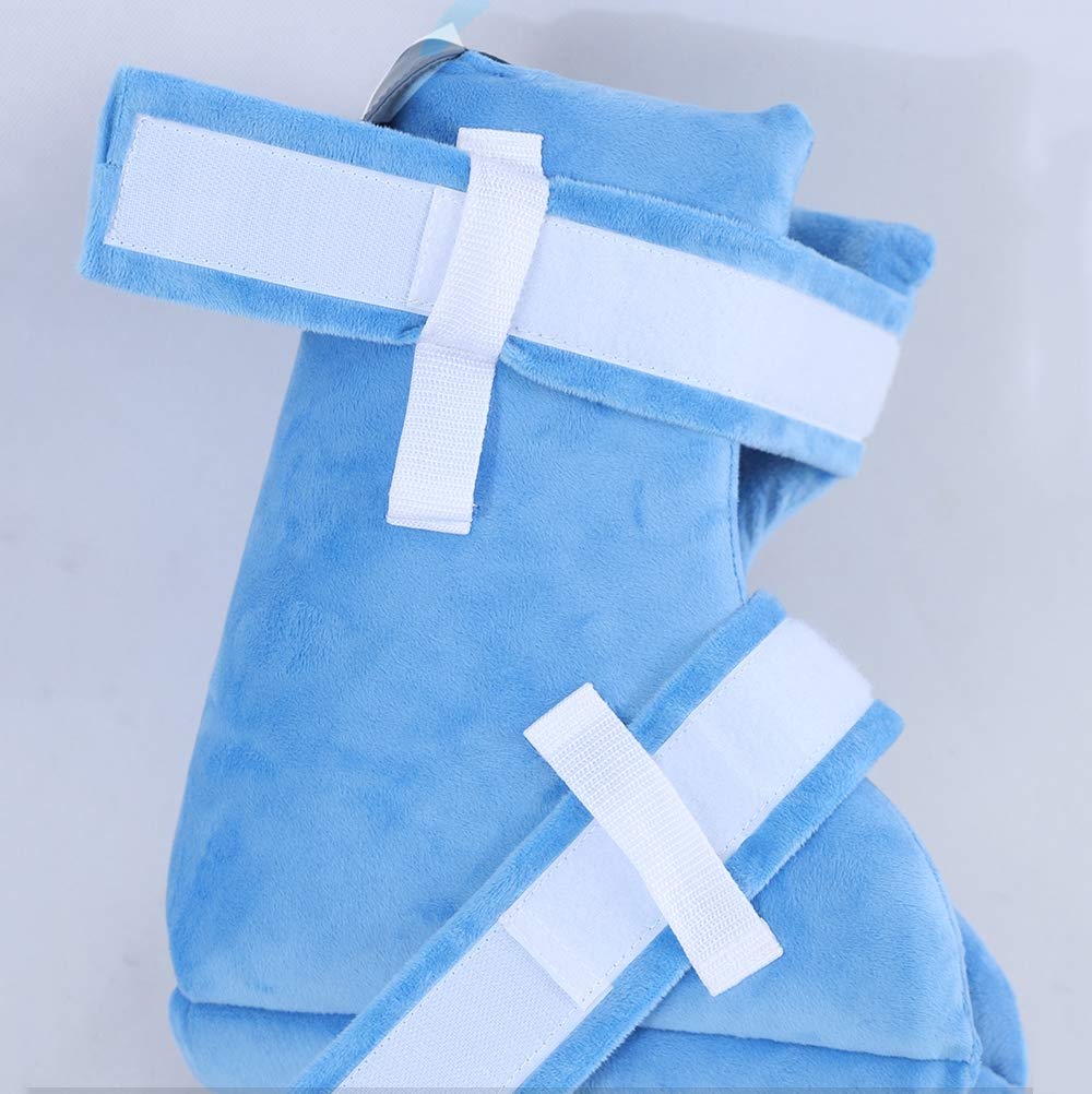Protectores de Cojines para el talón y Almohadas para los pies - Protectores de talón y pie para aliviar el Dolor de la presión y la úlcera del talón,1Pair