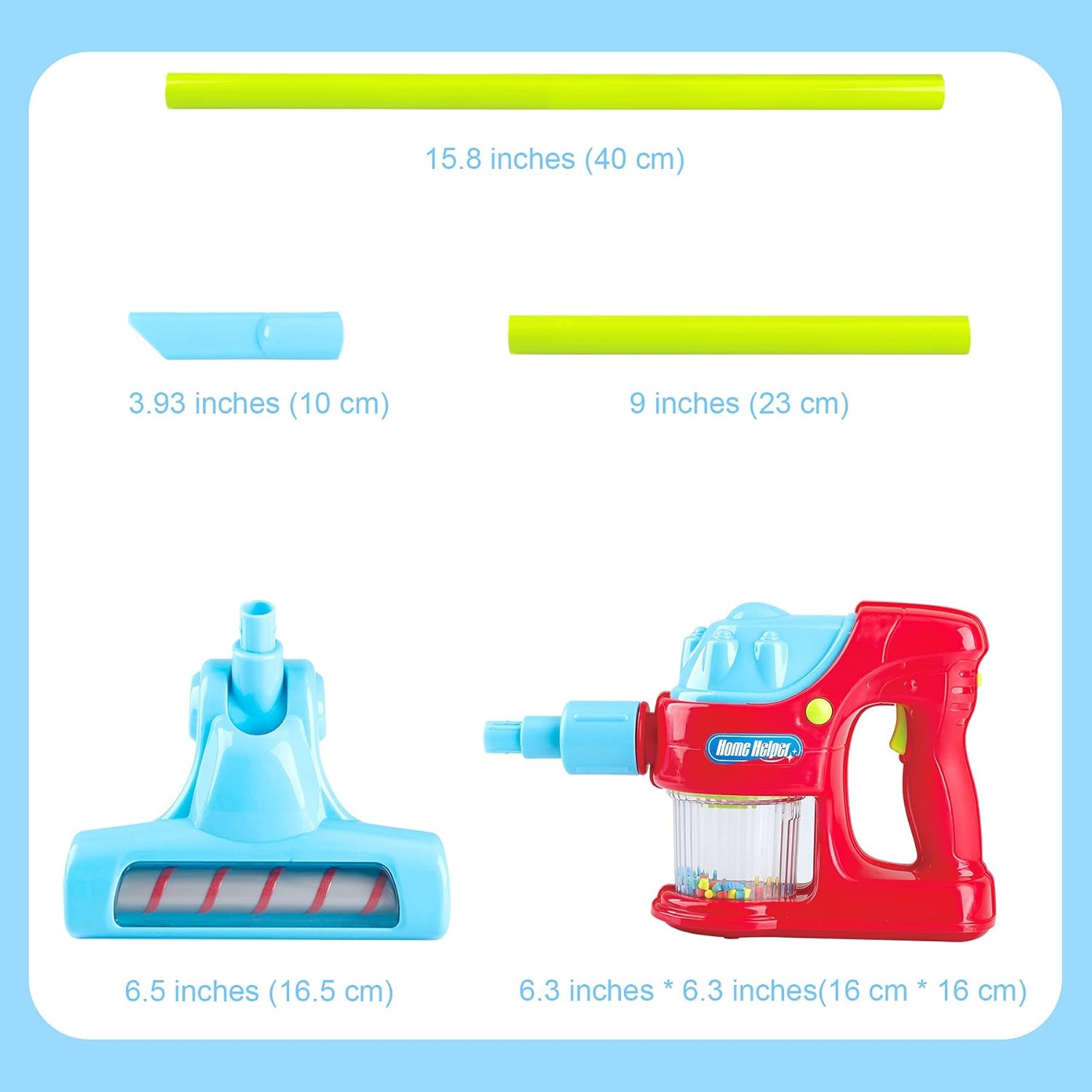 Buy Kids Toy Vacuum Cleaner, Kids Pretend Play Vacuum Cleaning Tool Set