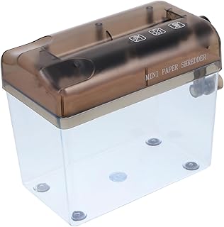 Ciieeo Trituradora De Papel Trituradora De Papel Doméstica Mini Trituradora De Papel Trituradora Manual Trituradora De Mesa De Papel Ferramenta De Corte De Papel Mini Trituradora A4