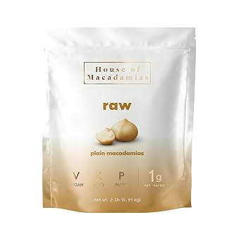 House of Macadamias Raw Macadamia Nuts, 2 lb 32 Oz - Unroasted & Unsalted, Single-Origin, 3rd-Party Lab Tested, Seed Oil Free, Healthy Snack