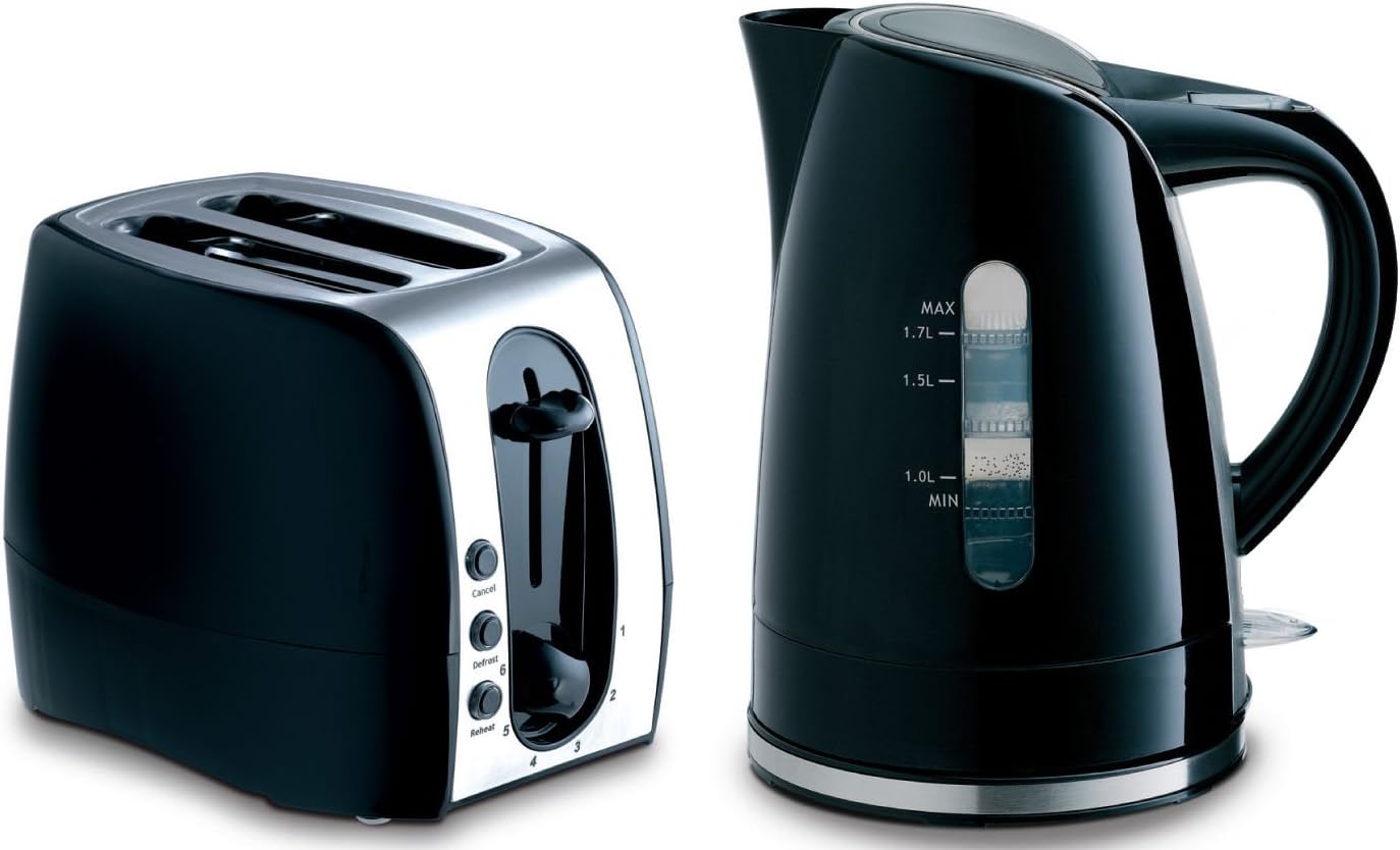 Prestige Fast Boil Kettle, 1.7 Litre, 3000 Watts and Toaster Set