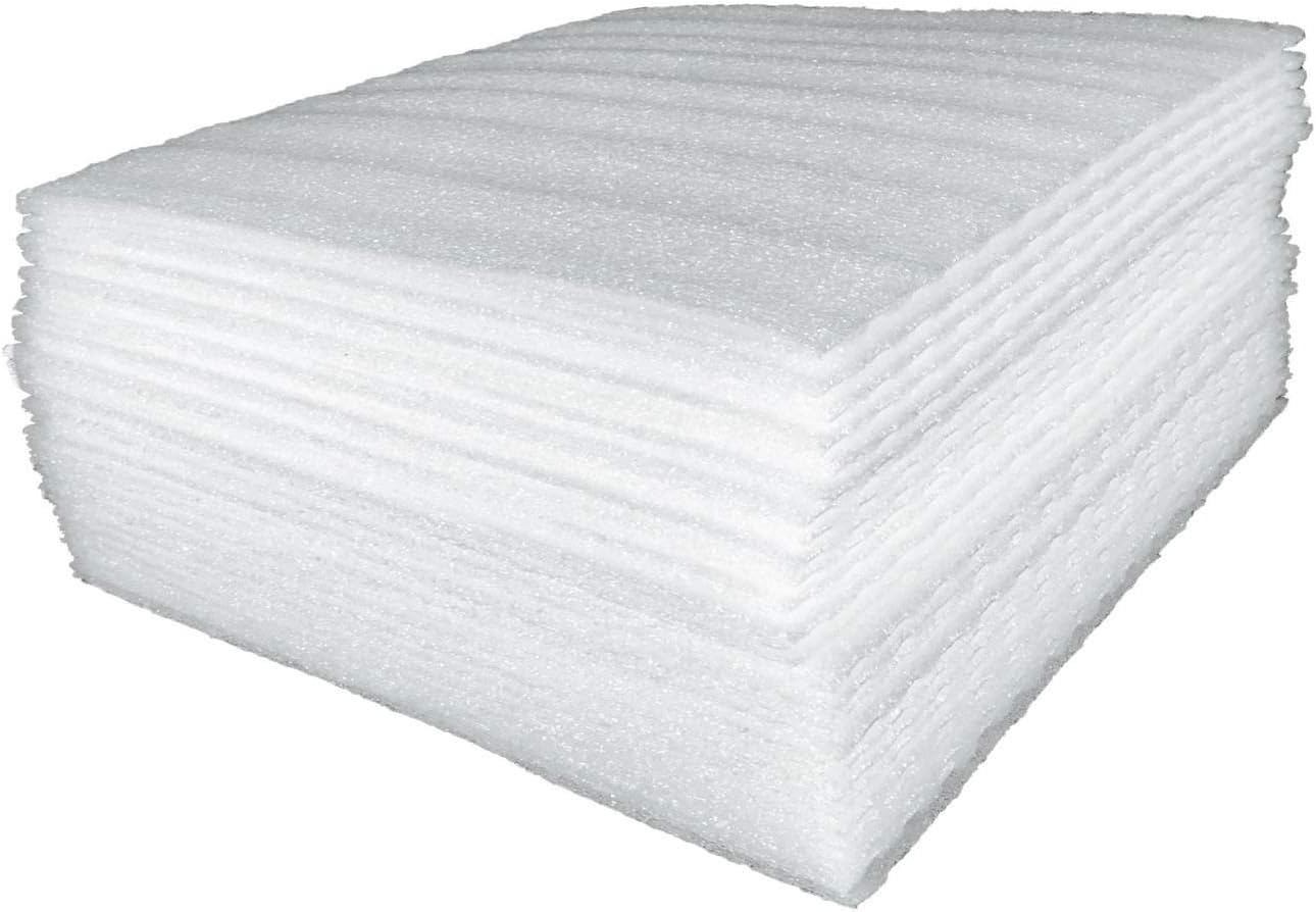 Packaging Cushion Foam Sheets 12''x 12'' (25 count)
