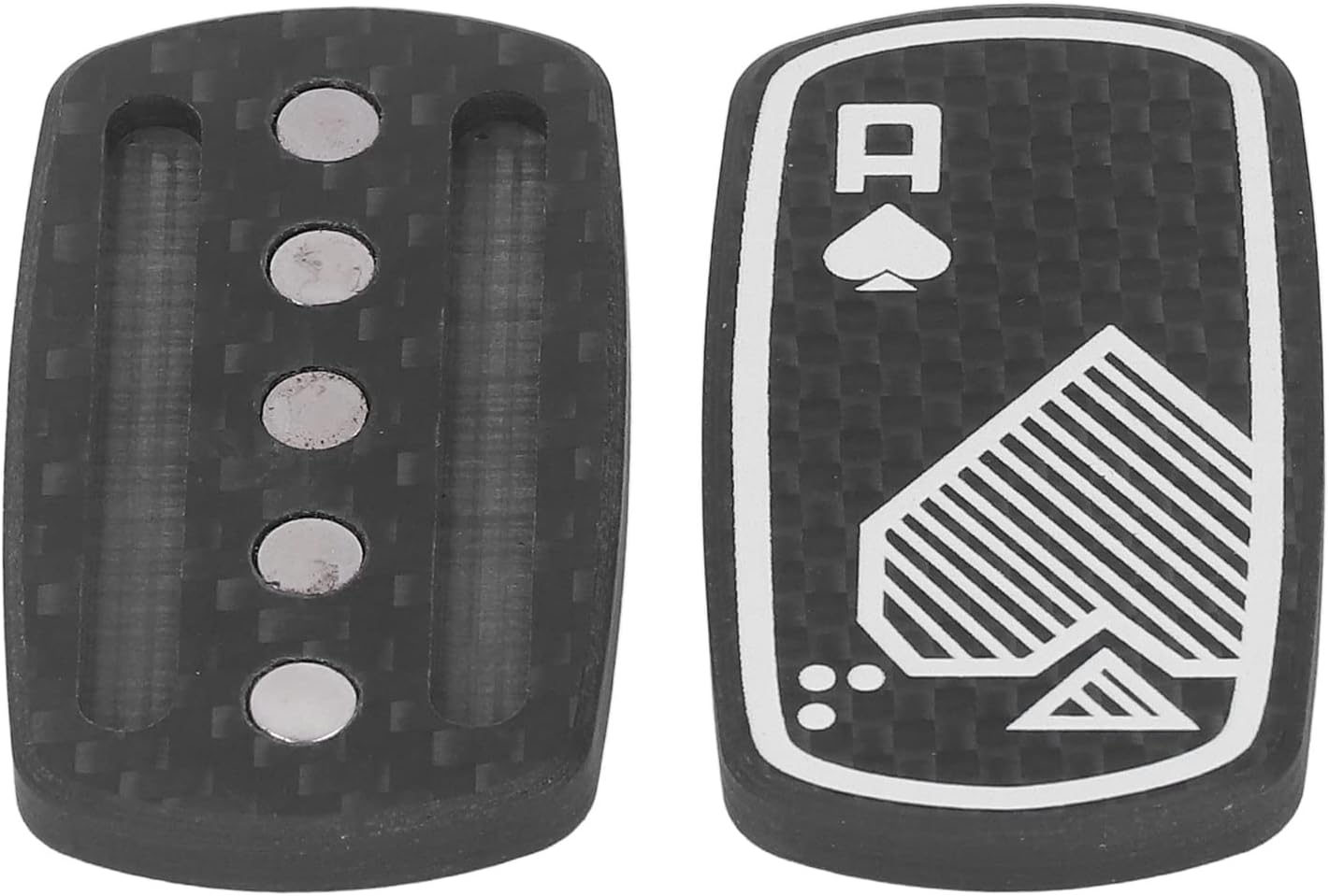 DAN&DRE AntiAnxiety Carbon Fiber Push Slider, Sensory EDC Fidget Toy, Stress Relief Aid for Adults and Students (A)