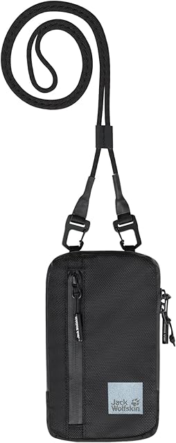 Jack Wolfskin Unisex - Adult Frankfurt Phone Pouch Smartphone Bag, Ultra Black, One Size
