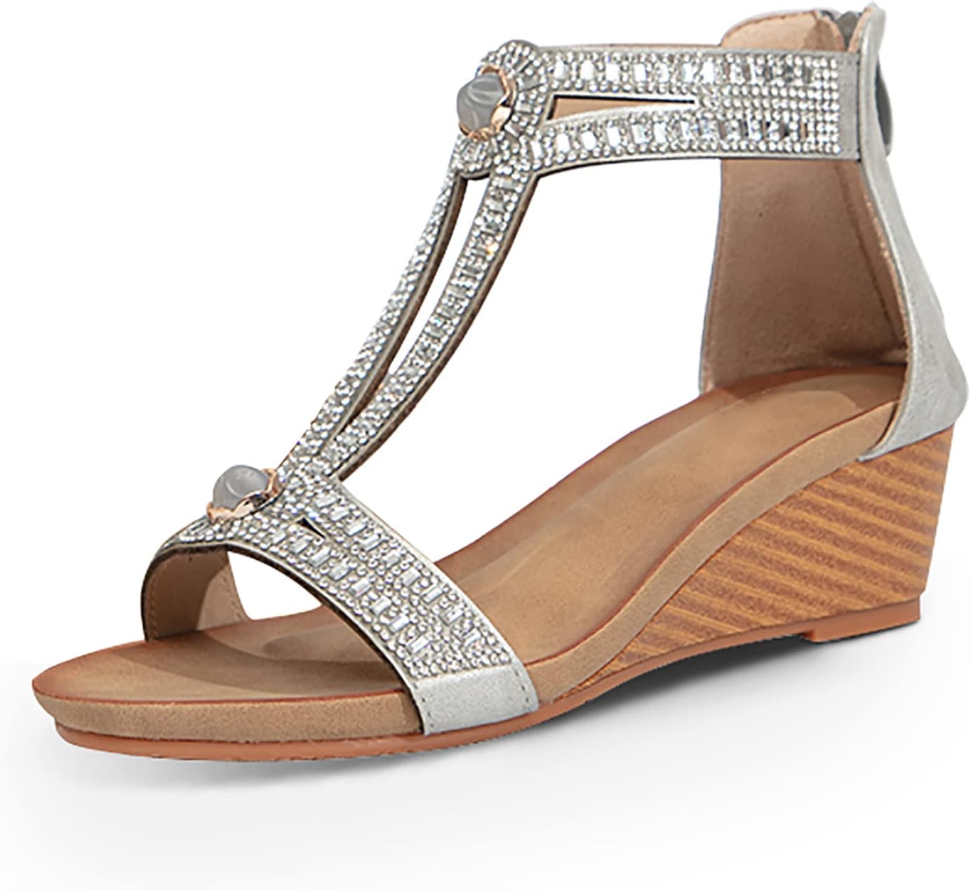FRALOSHA Wedge Sandals for Women