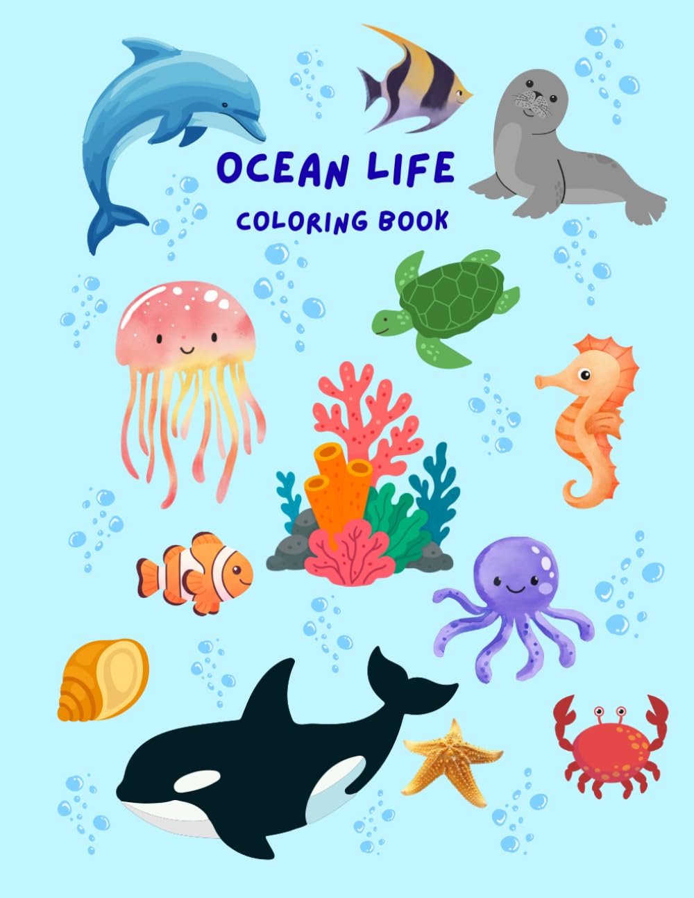 Ocean Life Coloring Book