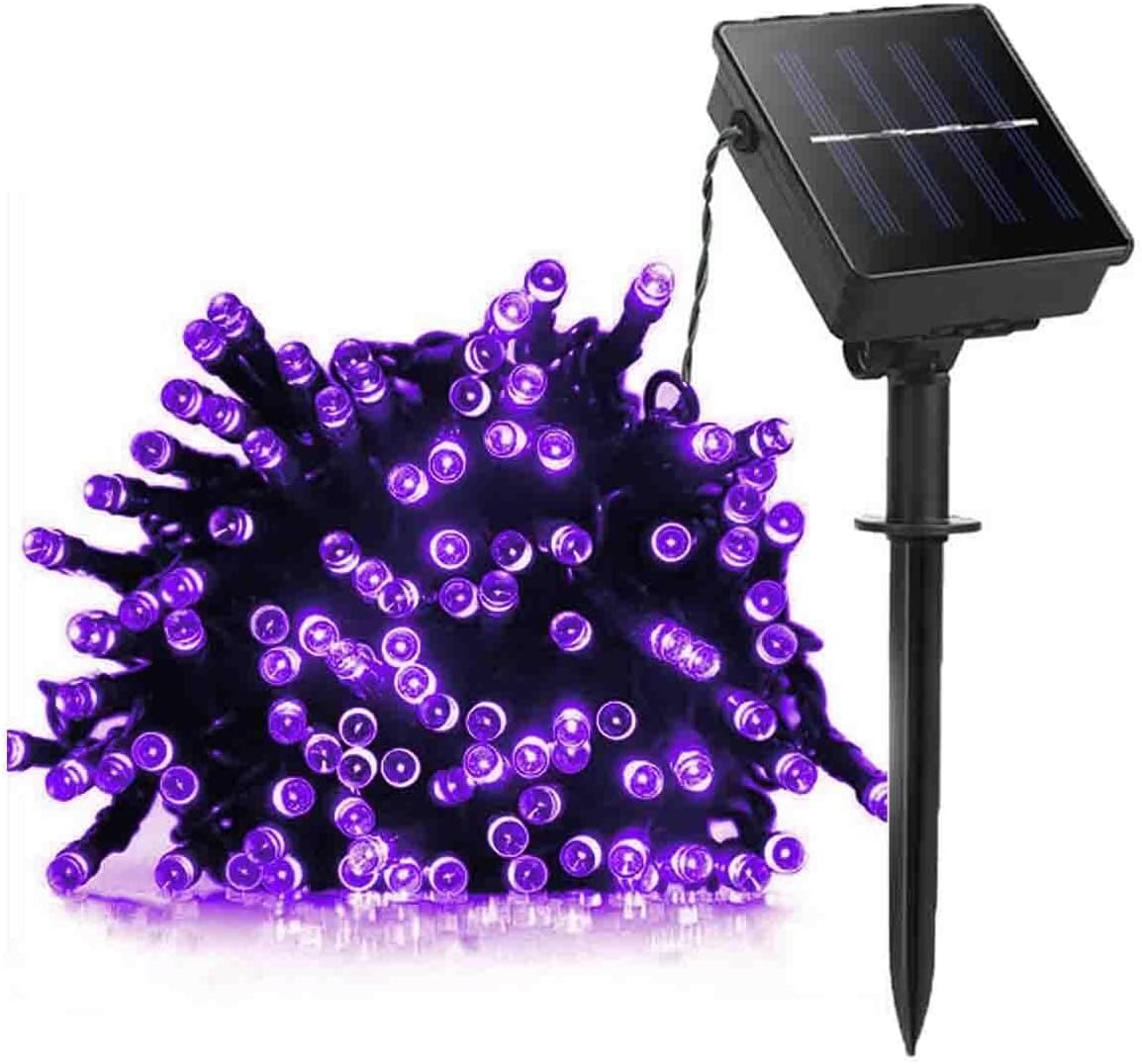 Solar String Lights Outdoor Waterproof LED 39FT Outdoor String Light Solar Powered with 100 LED Hanging Solar Light Balcony Fence Patio Light String Lights, Blue