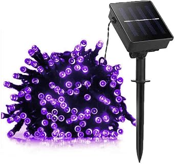 Solar Star Lights 39Ft 100LED, 8 Modes Solar Powered Twinkle Fairy Lights, Waterproof Twinkle Lights for Outdoor, Gardens, Lawn Patio, Landscape, Christmas