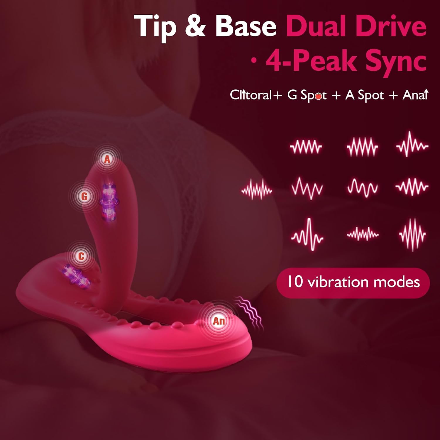 Riding Grinding Vibrating Dildo Vibrator, 360° Bend-to-Fit G Spot Anal Dildo with Clitoral Stimulator, Women Adult Sex Toys, App Remote Control Female Vibrator, Sex Saddle Dildo Mount for Chair Pillow