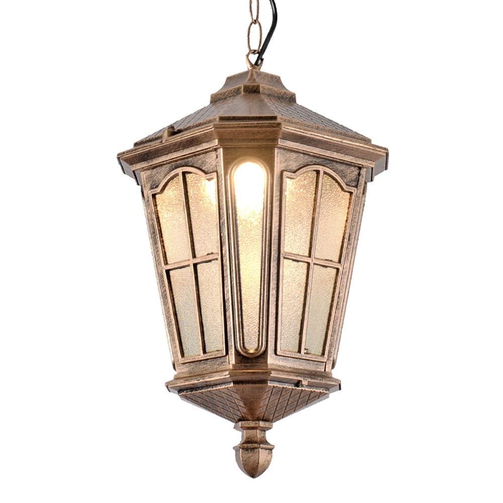 Lampe et Lustre Rétro Suspension Vintage IP54 pour Éclairage de Plafond Salon
