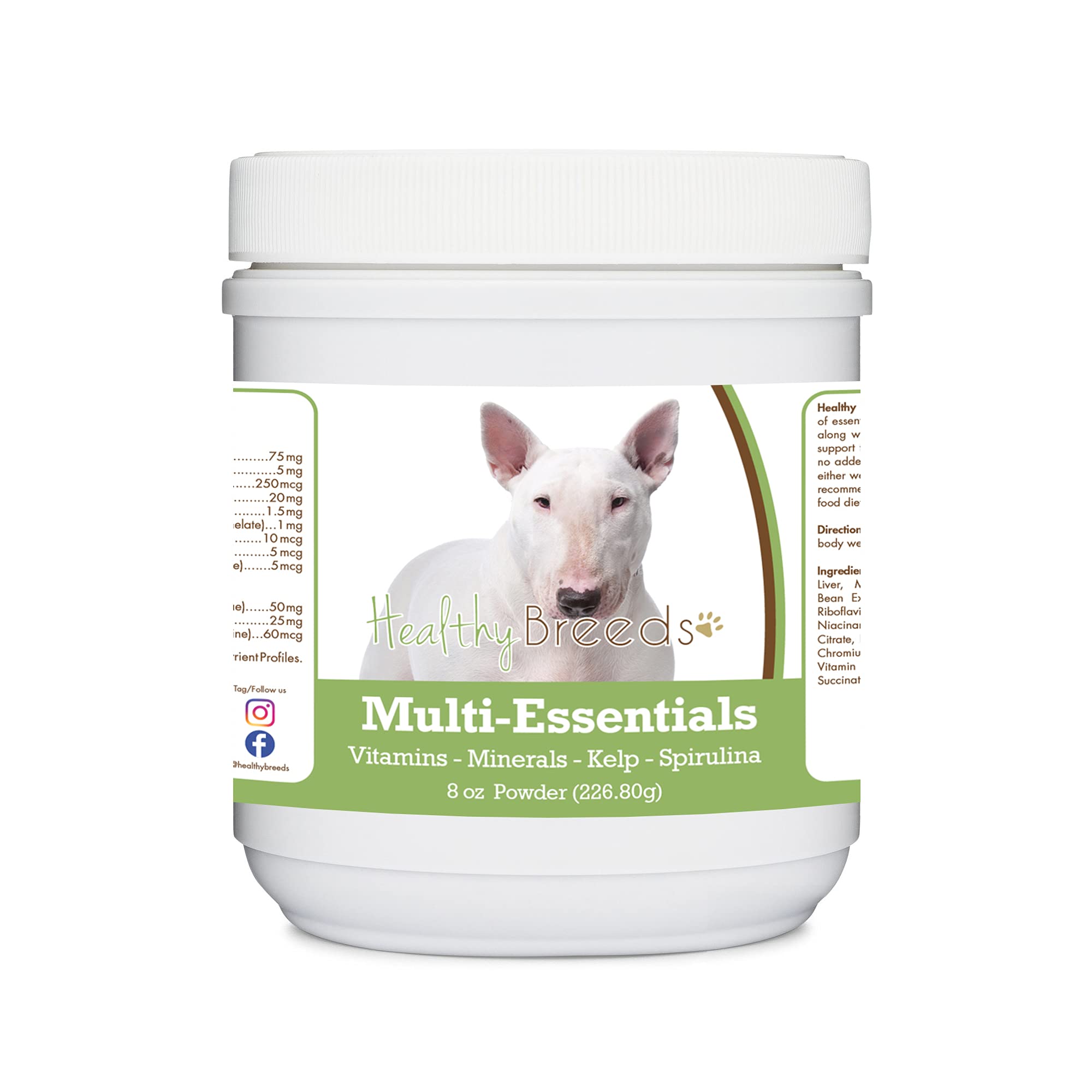 Healthy Breeds Bull Terrier Multi-Essentials Powder for Dogs 8 oz