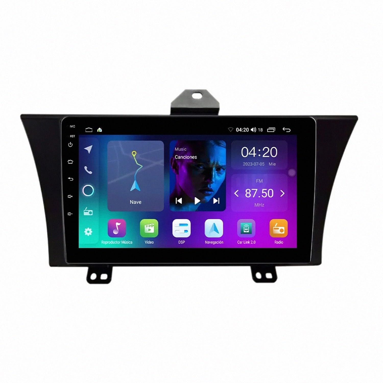 Radio Coche 2 DIN Carplay para evitar multas en Honda Elysion 8