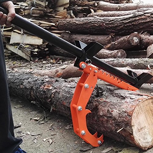 Foto von Fuxtec 5in1 Stammheber Sägebock für Brennholz Fällheber Wendehaken Stammwender
