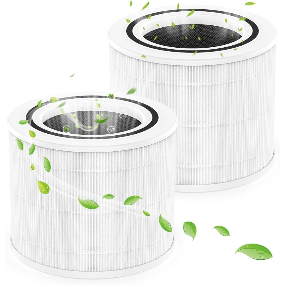 Mauxpiao A 2 Pack Core 300 Replacement Filter For Levoit Core 300 Nd Core 300S Ir Purifier 3 In 1 Filtration Hep Filter Plus Ctivated Carbon System Replacement Part Core 300S P Core 300 P Replacemen