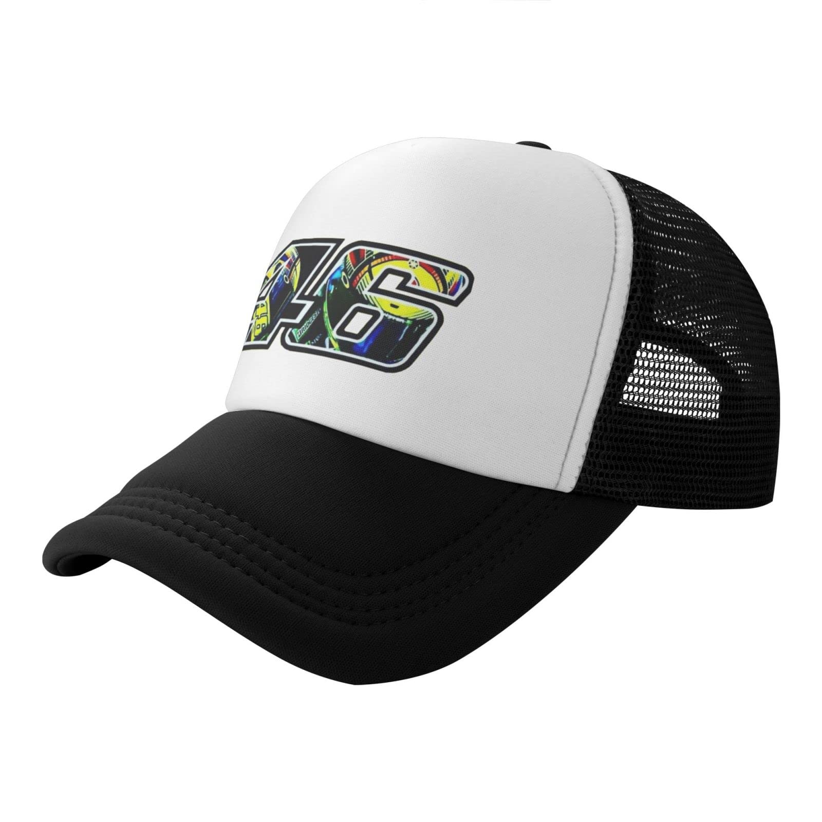 メッシュキャップ バレンティーノ ロッシ VR46 メンズ レディース 帽子 キャップ 野球帽 スポーツ帽子 日焼け防止 カジュアル 紫外線対策 通気性 人気 調節可能 登山 釣り ゴルフ テニス 通勤 通学 旅行 春 夏 秋